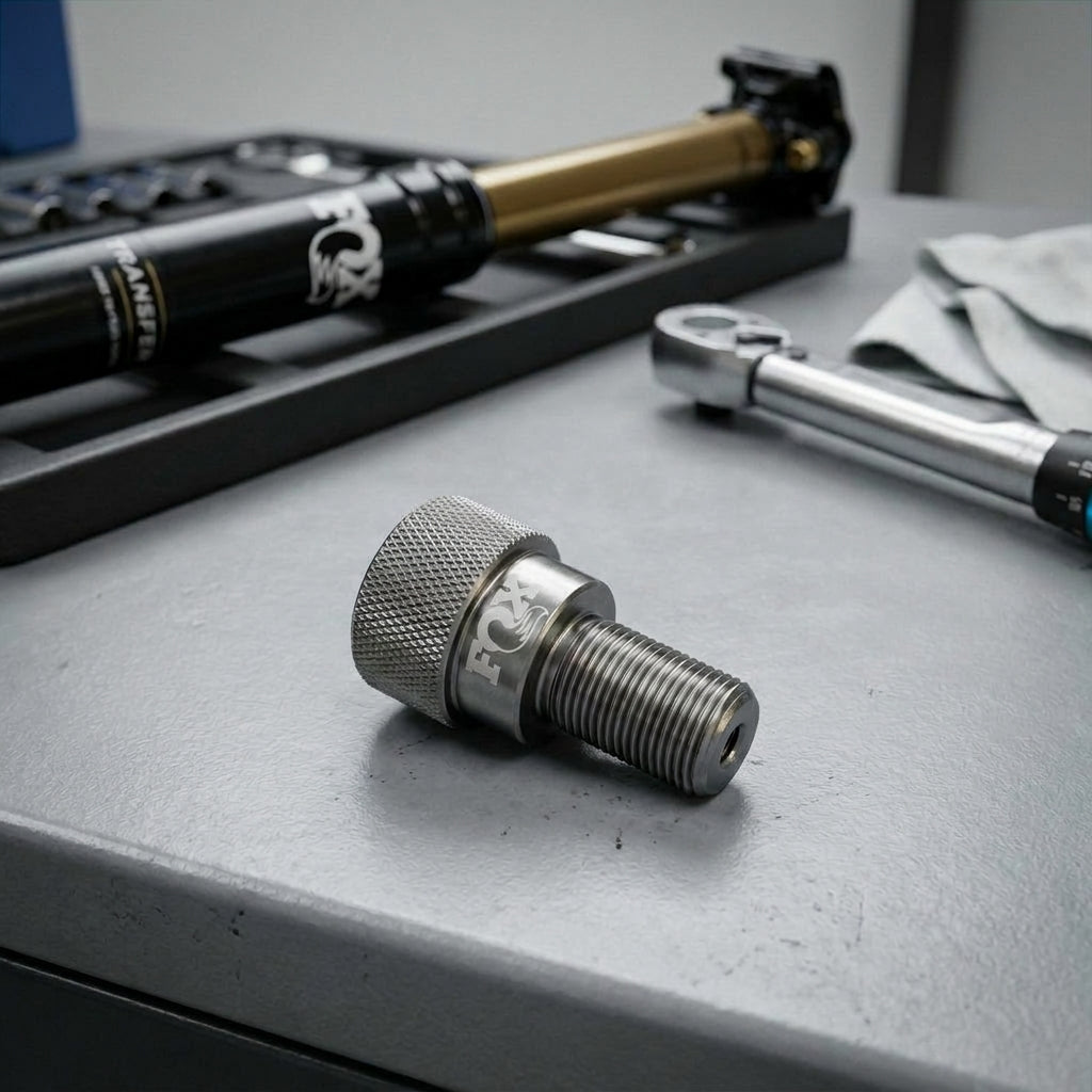 FOX Tooling Transfer Open Valve Thumb Screw: Präzises Einstellwerkzeug für FOX Transfer Sattelstützen Wartung und Service.