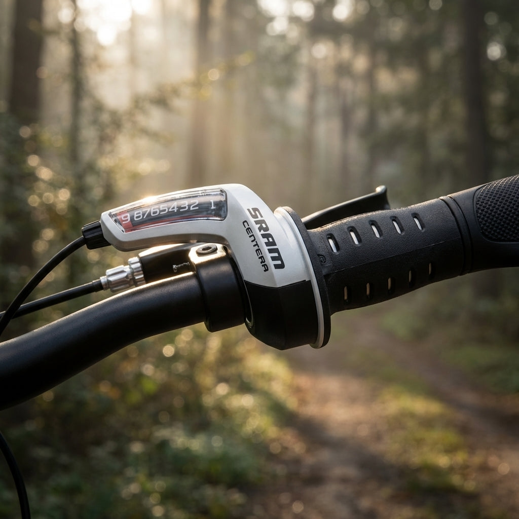 Centera Drehgriffschalter 9-fach - Ergonomischer Schaltbremshebel Für Trekking- Und Citybikes