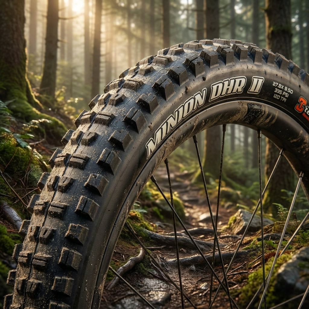 Maxxis Minion DHR II Plus MTB Reifen 27.5x2.80 Zoll EXO 3C MaxxTerra für maximale Bremskraft und Grip im Gelände.