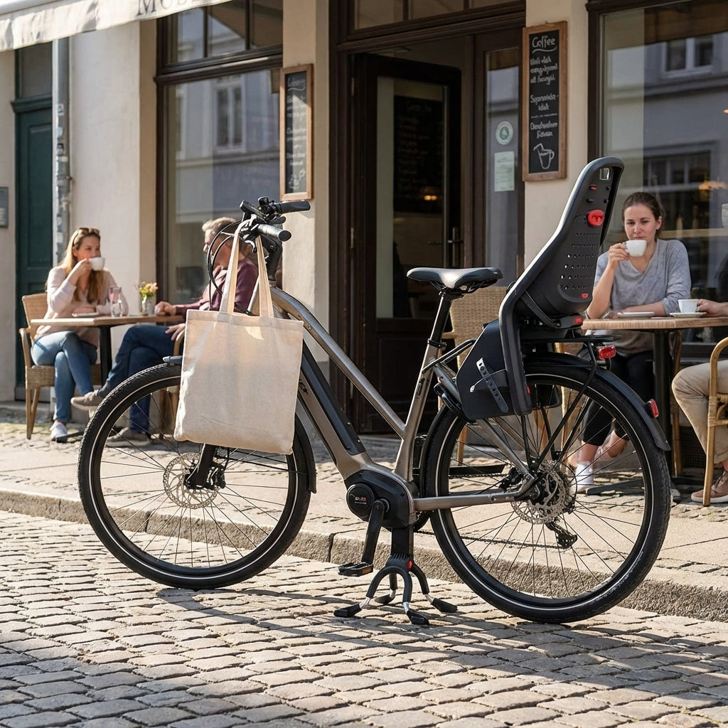 Hebie lite REX Zweibeinständer Fahrrad 24 bis 29 Zoll schwarz kurz 27.5cm breiter Fuß 0690