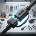 YAMAHA Cover+ Connector für E-Bike Displaykabel. Original Ersatzteil mit Schutzabdeckung. Sichere Verbindung für Reparatur & Wartung.