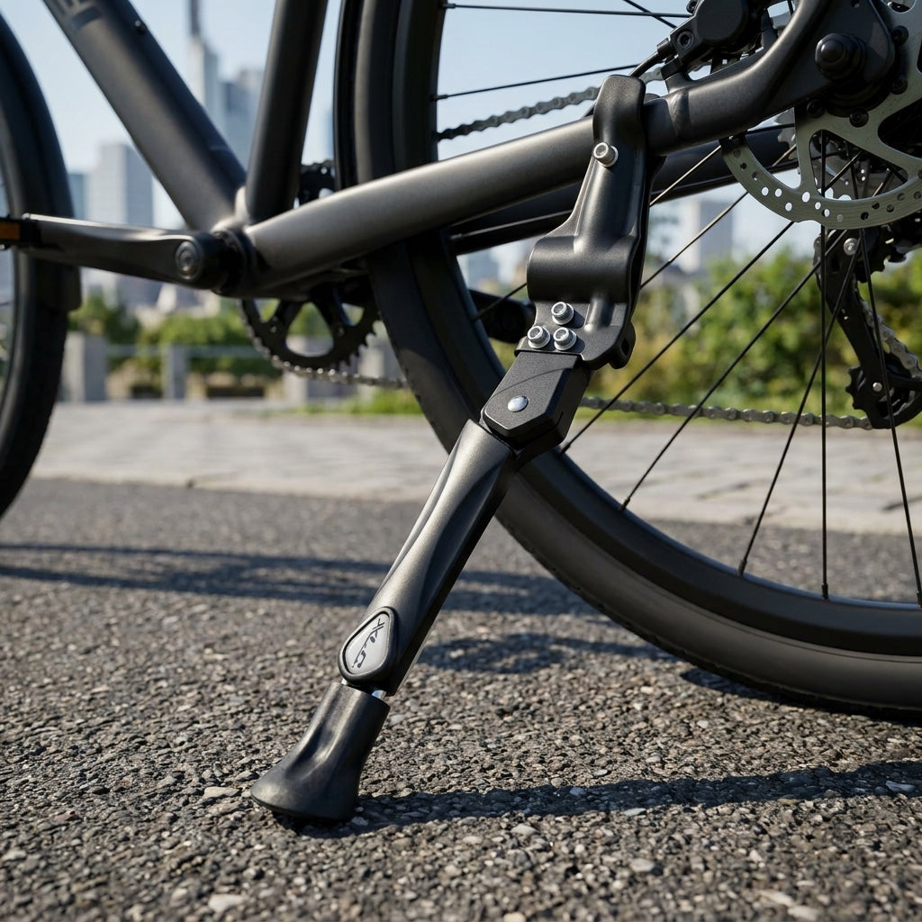 XLC Hinterbauständer KS-R01 schwarz, verstellbar 24-28 Zoll. Stabiler Fahrradständer mit Gummifuß für sicheren Halt bis 25kg.