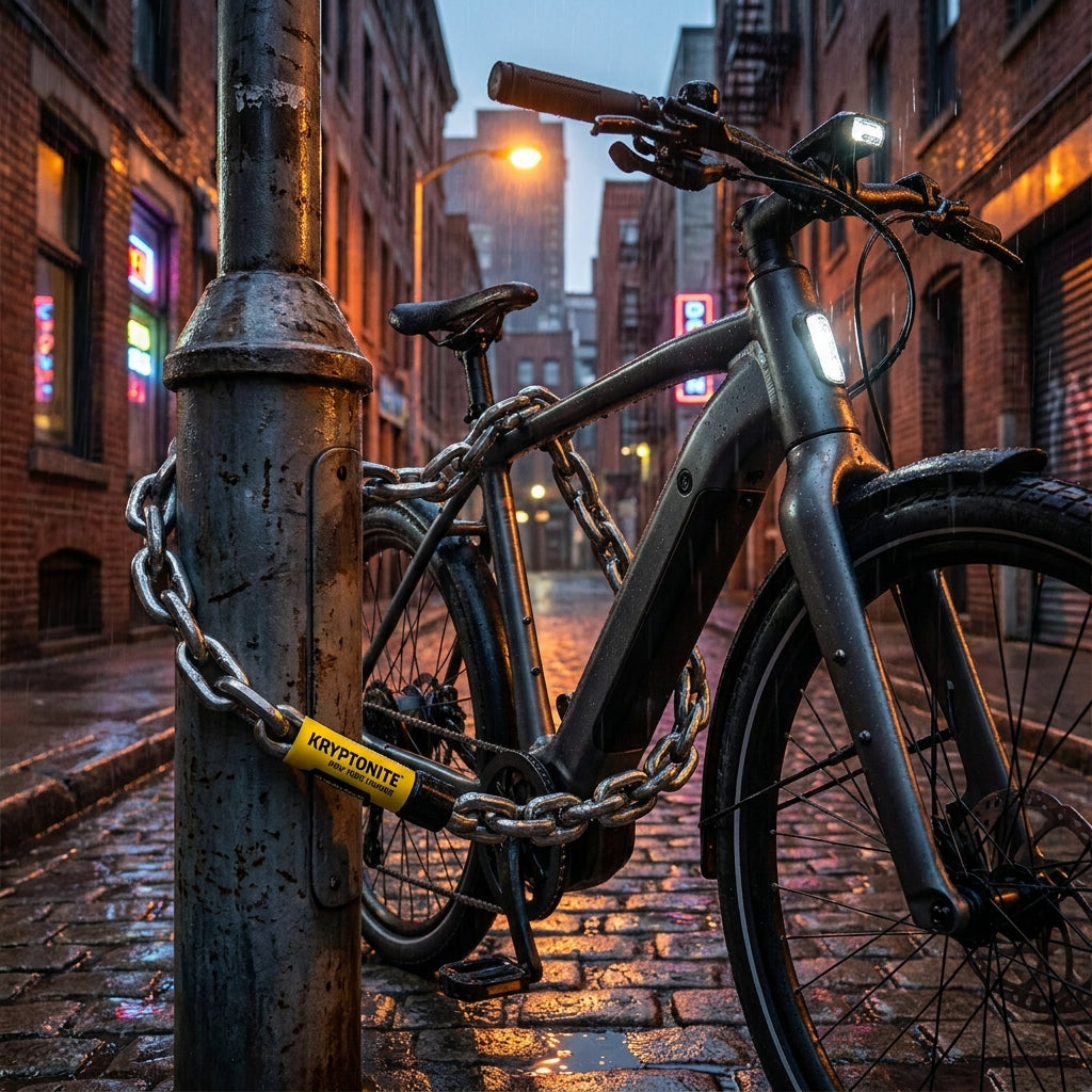 Kryptonite New York Fahgettaboudit 1415 Kettenschloss. Hochsicherheit für Fahrrad, E-Bike & Motorrad. Diebstahlschutz.