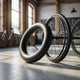 Schwalbe AV9A 24\" Fahrradschlauch, Autoventil 40 mm, passend für ETRTO 20/28-540/541, ideal für schmale Reifen und Rollstühle, hohe Lufthaltigkeit, langlebig