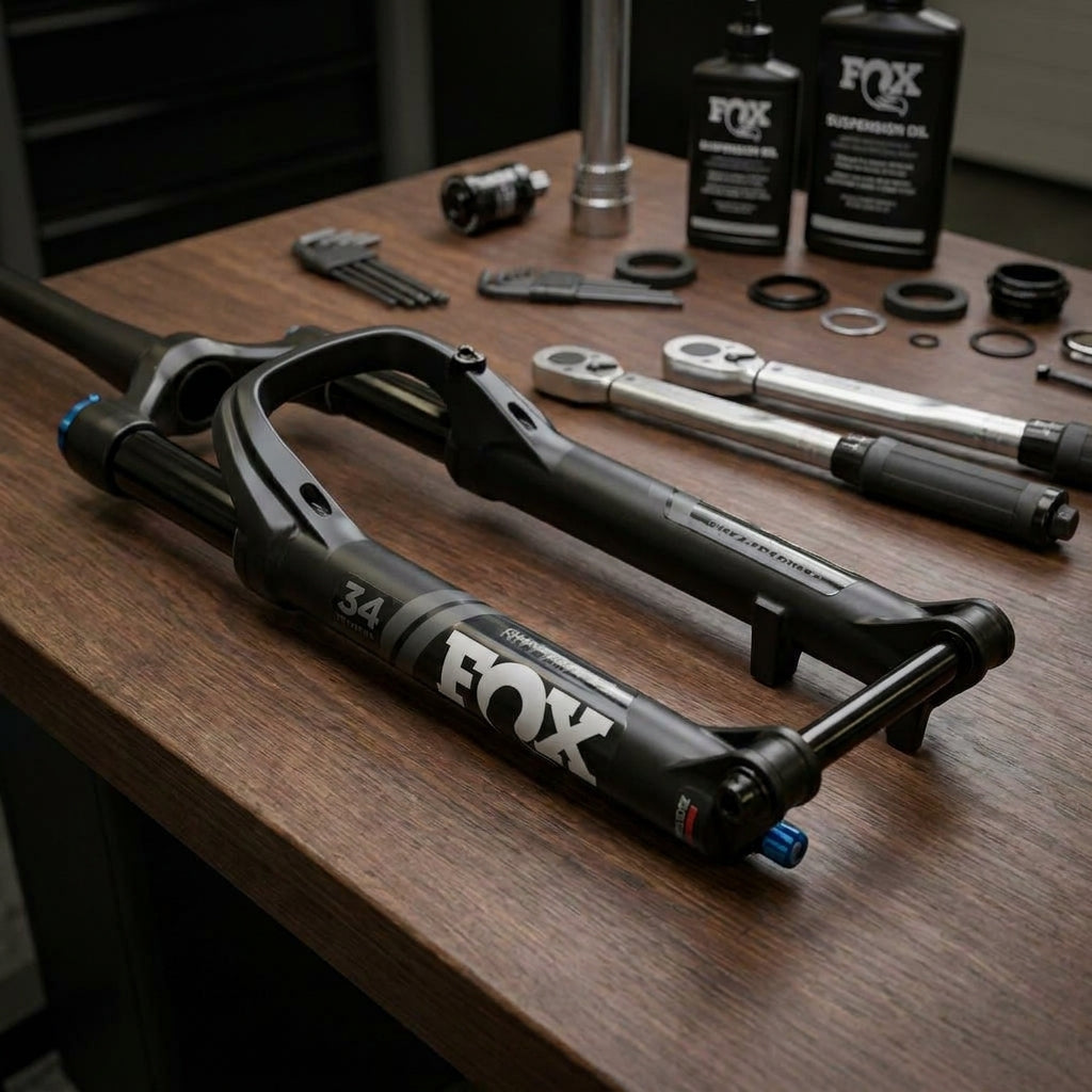 FOX Service Set Rhythm 34 29" 15x110 QR Black für Federgabel Wartung. Optimiert deine Mountainbike Performance.