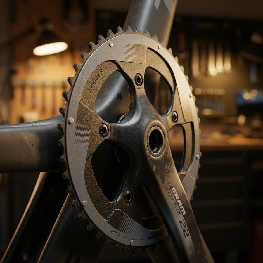 SRAM Force 22 Kettenblatt 50T 110mm Lochkreis grau für 11-fach Rennrad Schaltungen mit X-Glide R Technologie.