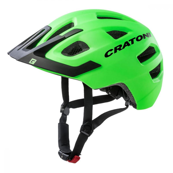 Cratoni Kinderhelm Maxster Pro Kid lime schwarz matt S/M 51 bis 56 cm