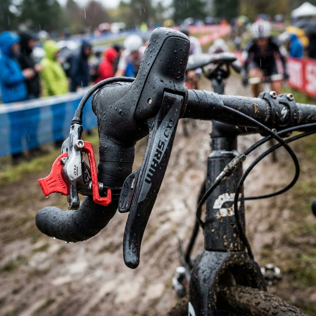 SRAM Force CX1 Hydraulik Disc Bremseinheit links vorne - Road/CX, DOT 5.1, Carbonhebel