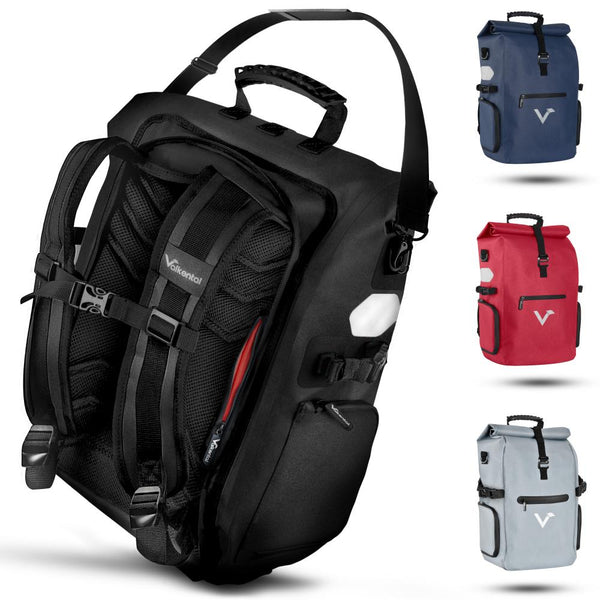 Valkental Rucksack ValkPro 3in1 Fahrradtasche schwarz