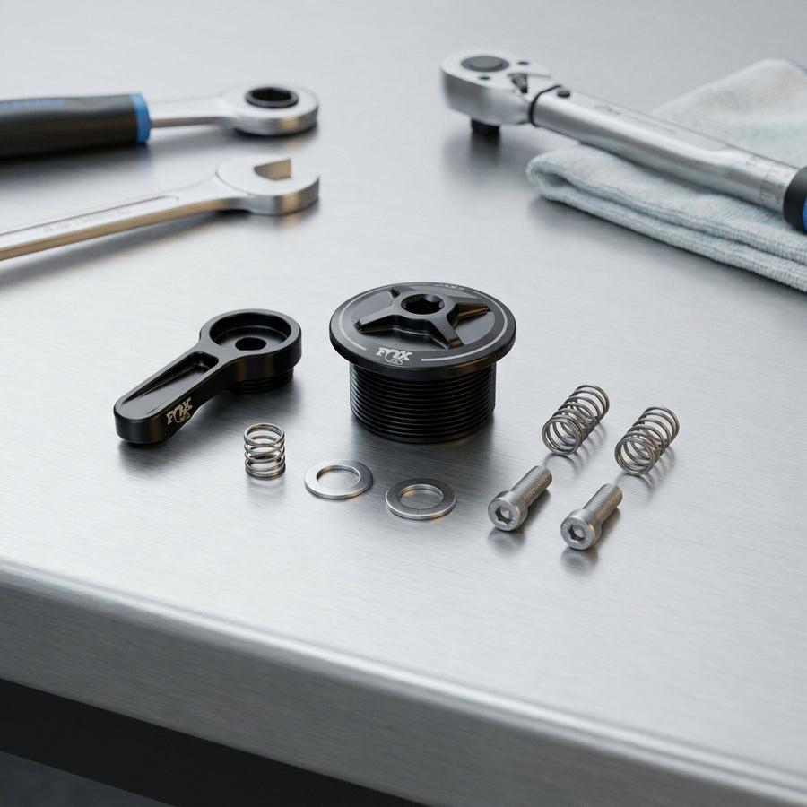 FOX Service Set 32 SC GRIP SL Remote Topcap Assy für Federgabel Wartung. Originalteile für optimale Dämpfungs-Performance.