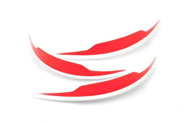 100% Accuri Forecast Replacement Mud Flap Kit 3 pcs, red, unis