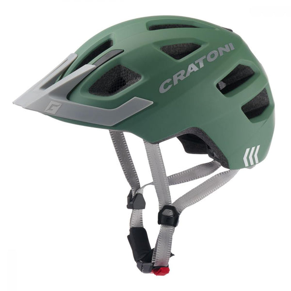 Cratoni Fahrradhelm Maxster Pro (Kid) sage matt, Gr. S/M (51-56cm)