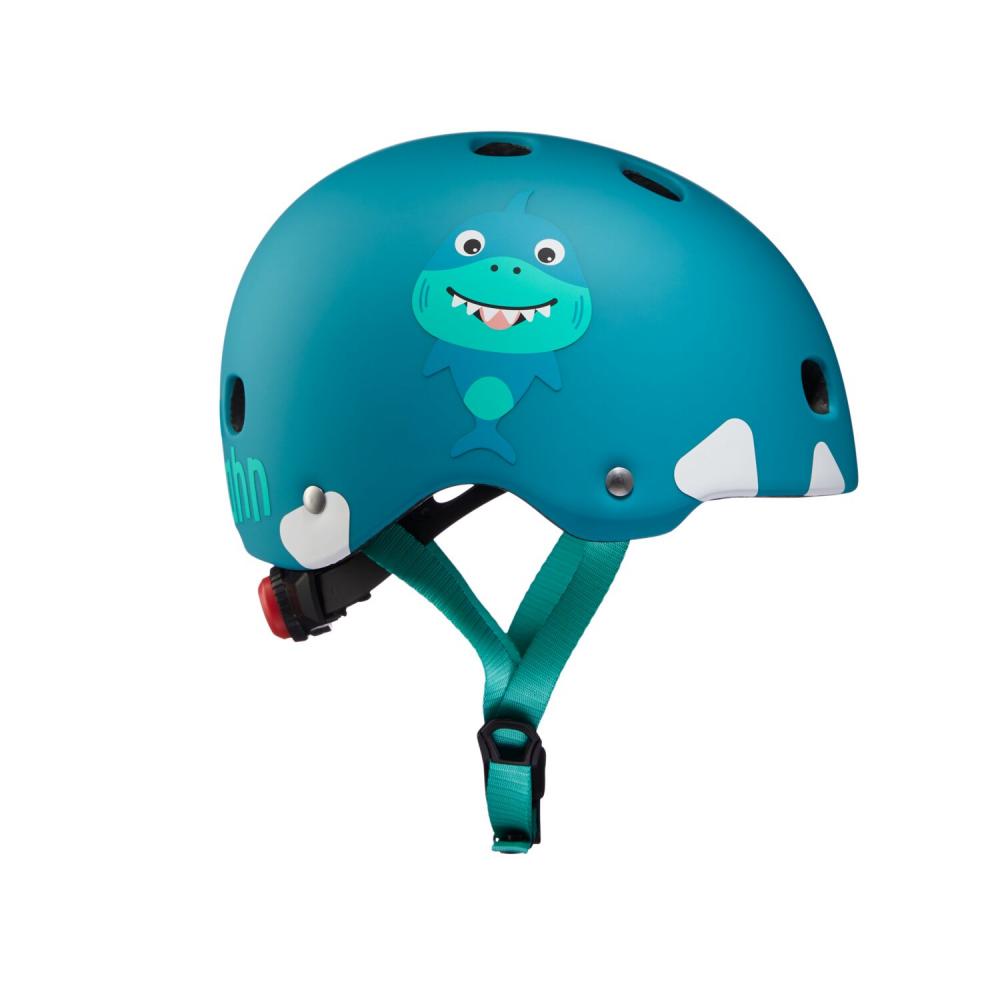 AFFENZAHN Micro Helm Hai Petrol Größe S