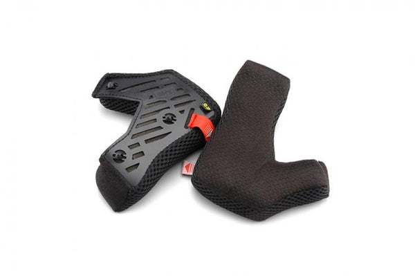 100% Aircraft cheek pad kit - 35mm optional, black