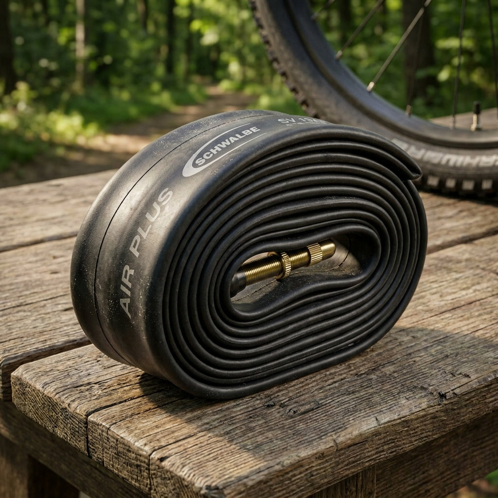 Schwalbe Schlauch SV 13AP Air Plus 26 Zoll 40/62-559 mit SV Ventil. Hochwertiger, leichter Fahrradschlauch für Pannenschutz.