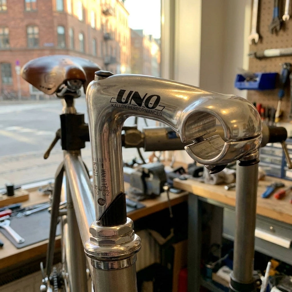 Kalloy Vorbau 100mm 30 Grad silber Aluminium. Robuster, teilbarer Fahrrad-Vorbau für Stabilität und Komfort auf Ihrem Bike.