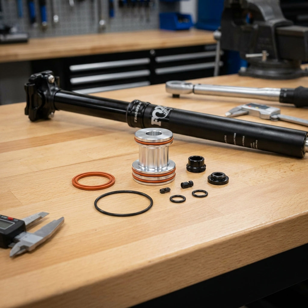FOX Service Set: Piston, Seat Post, 125 mm Drop - zuverlässige Wartung für Transfer Stütze