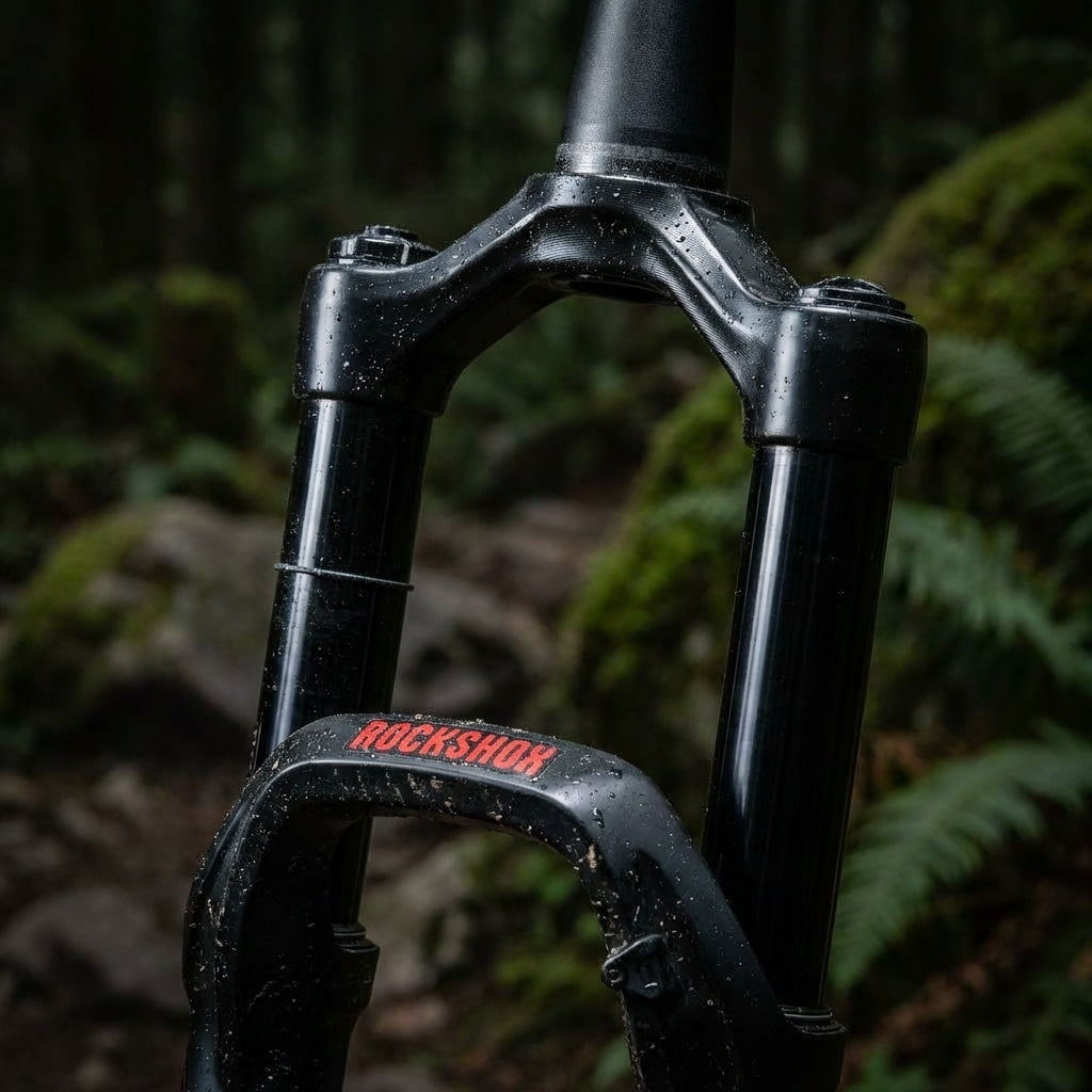 RockShox Domain 2022+ Gabel-Standrohr und Brücke. Robustes MTB-Ersatzteil für 27/29 Boost. Optimiert Federung und Kontrolle.