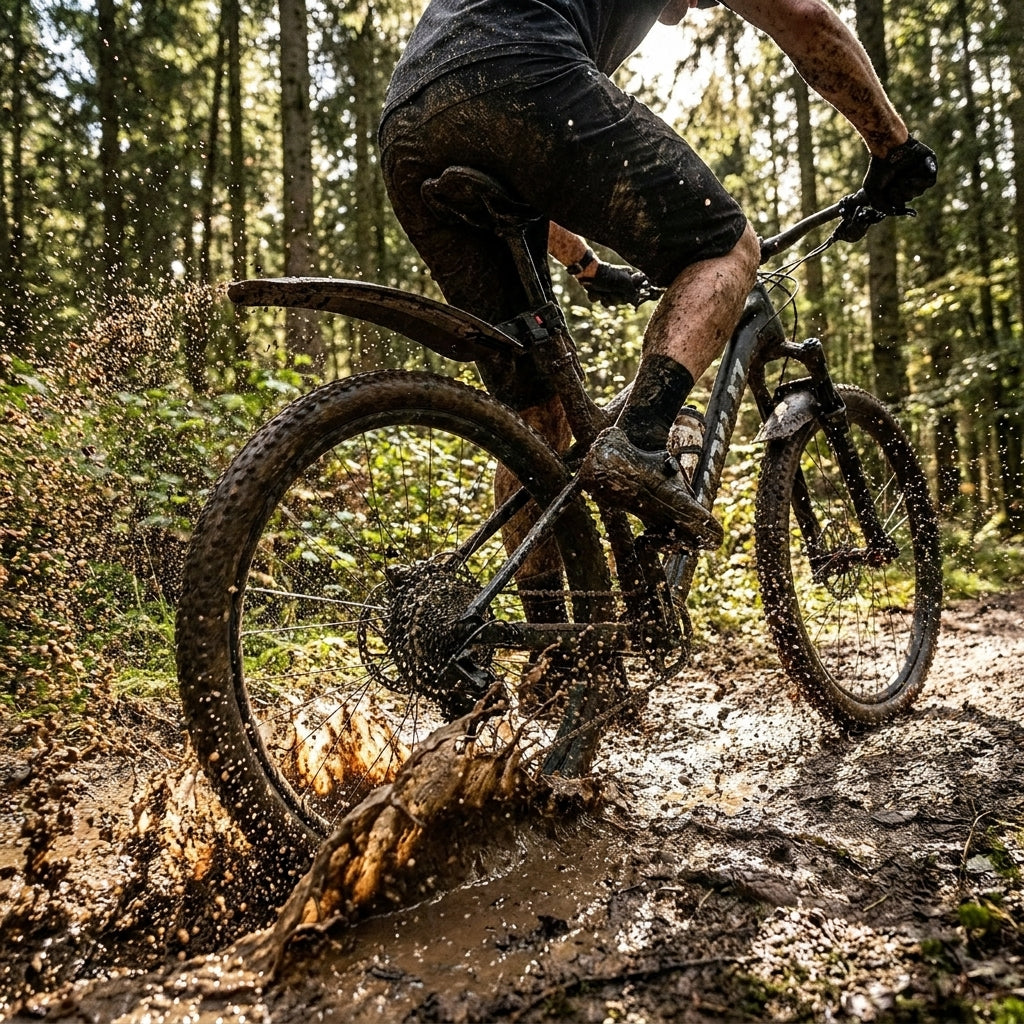 Zéfal Shield S20 HR-Schutzblech schwarz für MTB, schützt vor Schlamm und Spritzwasser. Universelle Sattelbefestigung.