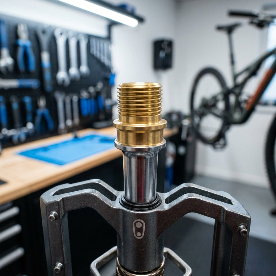 Crankbrothers Pedal Lagerbuchse V2 genutet. Hochwertiges Ersatzteil für Fahrradpedale zur Wartung und Performance-Steigerung.