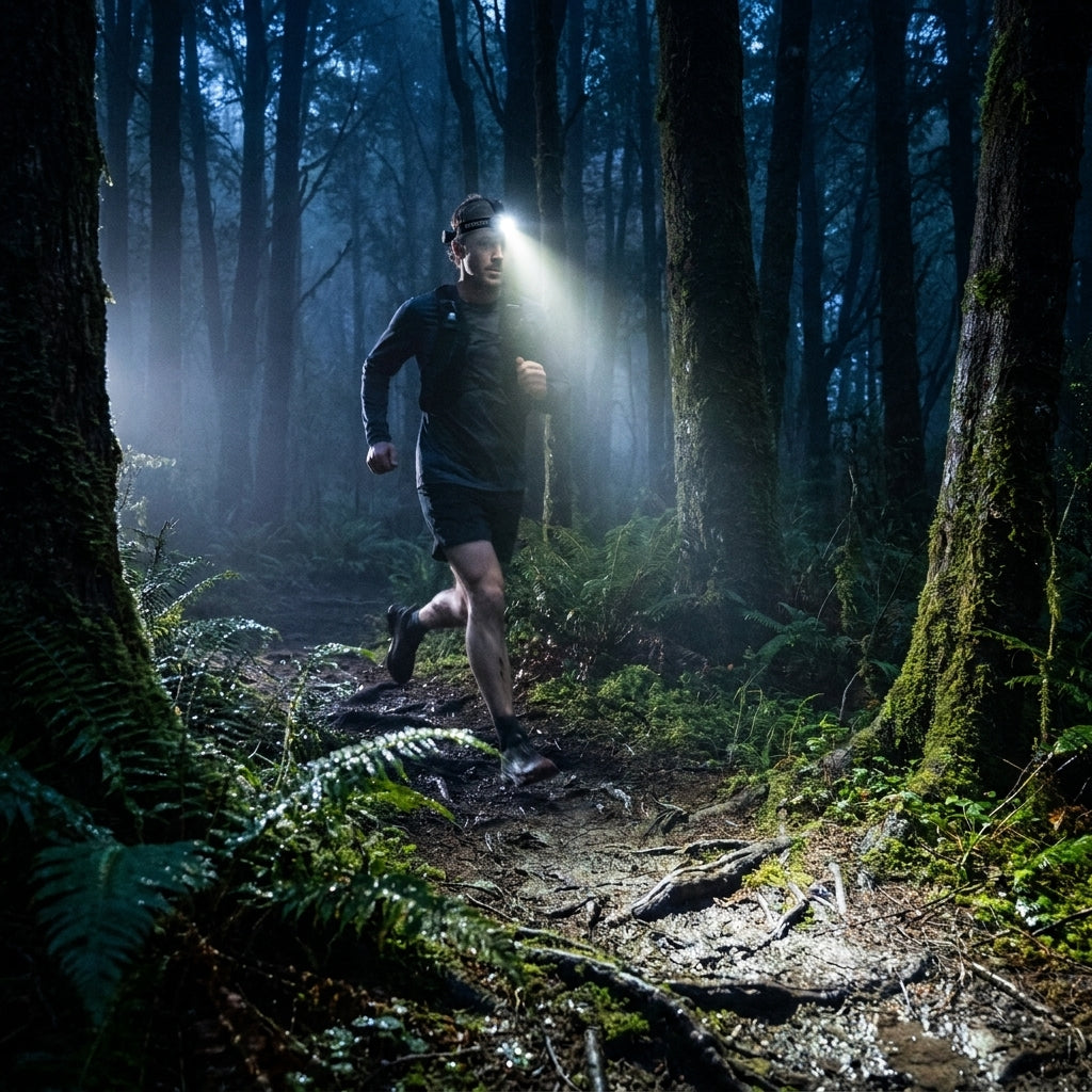 Knog Kopflampe Stirnband PWR schwarz: Flexibles Kopfband für freihändige Outdoor-Abenteuer. Kompatibel mit allen PWR Lichtern.