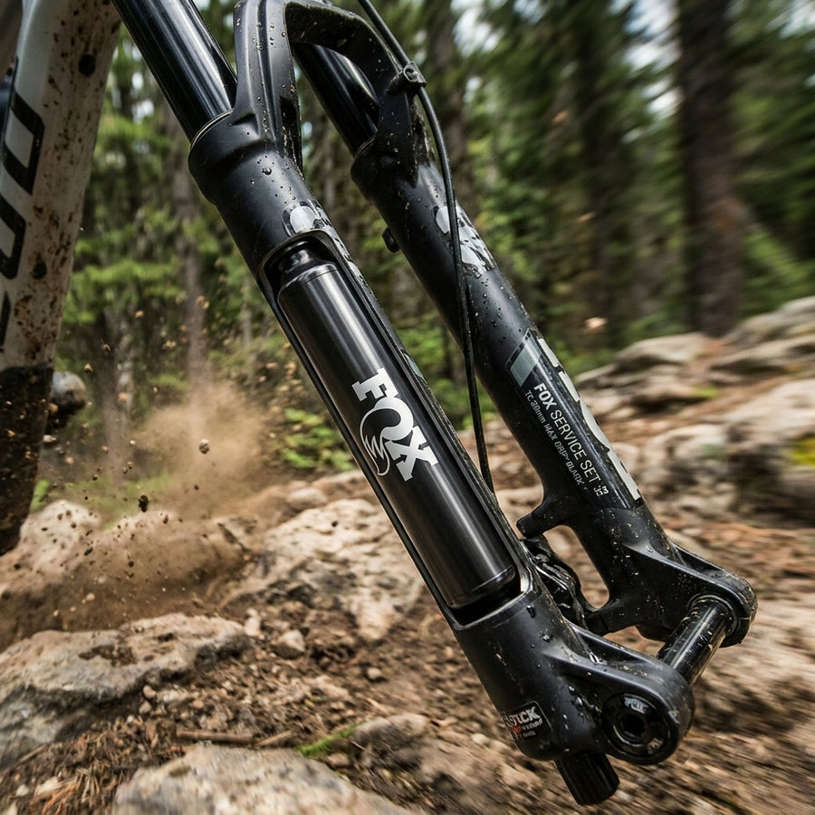 FOX Service Set 32 TC 50mm MAX GRIP Black. Komplettes Dämpfer-Kartuschen-Upgrade für FOX Federgabeln. Optimiert MTB Performance.