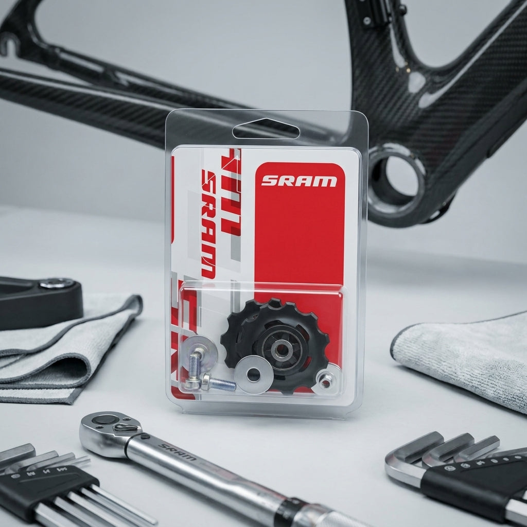 SRAM Schaltrollen-Set Force/Rival/Apex 10-fach für präzise Schaltung. Ersatzteile für Rennrad-Antrieb.