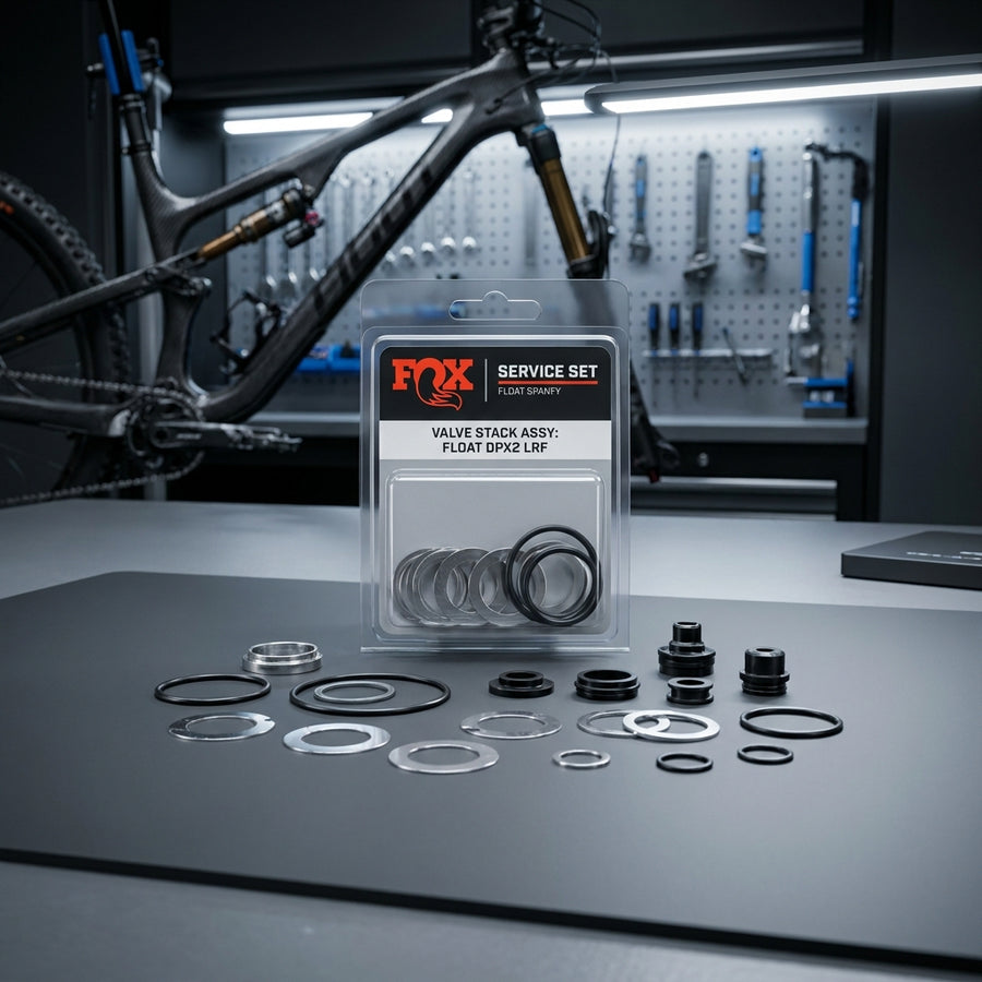 FOX Service Set Valve Stack Assy Float DPX2 LRF für Dämpfer Wartung. Präzise Ersatzteile für Mountainbike Federung.
