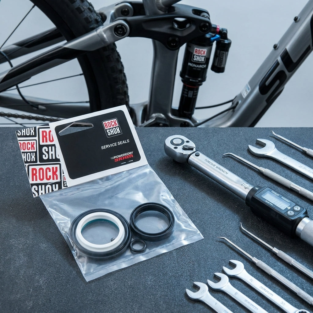 RockShox Monarch Dämpfer Service Kit für Wartung. Original Ersatzteile für Mountainbike Federung.