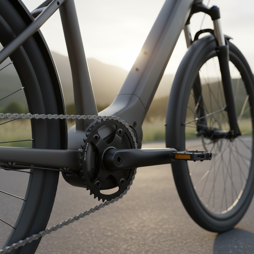 M-Wave E-Bike Kurbel rechts Alu MINI-ISIS (BNI) 160 mm sz., 5 mm Offset