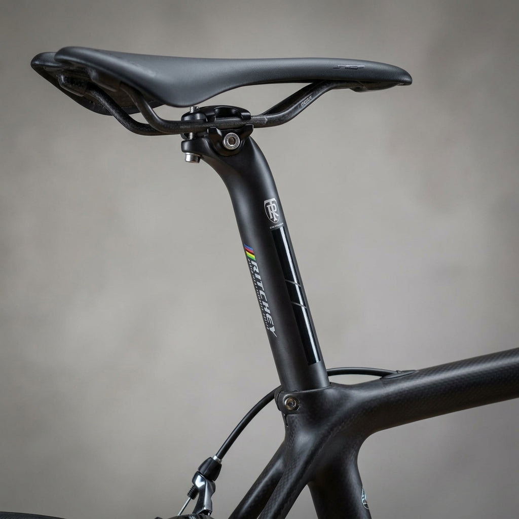 Ritchey WCS 1-bolt Sattelstütze blatte: ultraleicht, torsionssteif, vibrationsdämpfend. Perfekt für Performance-Fahrräder.