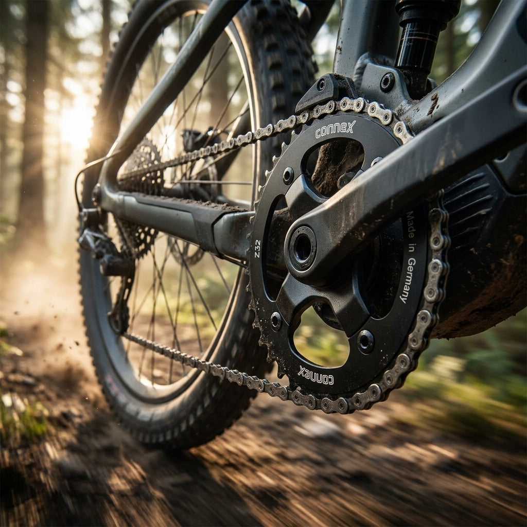 ConneX E-Bike Kettenblatt 32 Zähne 104 mm Schwarz - Bosch - Yamaha Brose Bafang