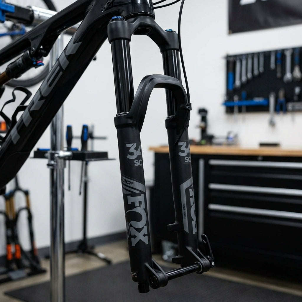 FOX Decal Kit 34 SC, Matt Black Fork - passgenaues Upgrade für deine Federgabel