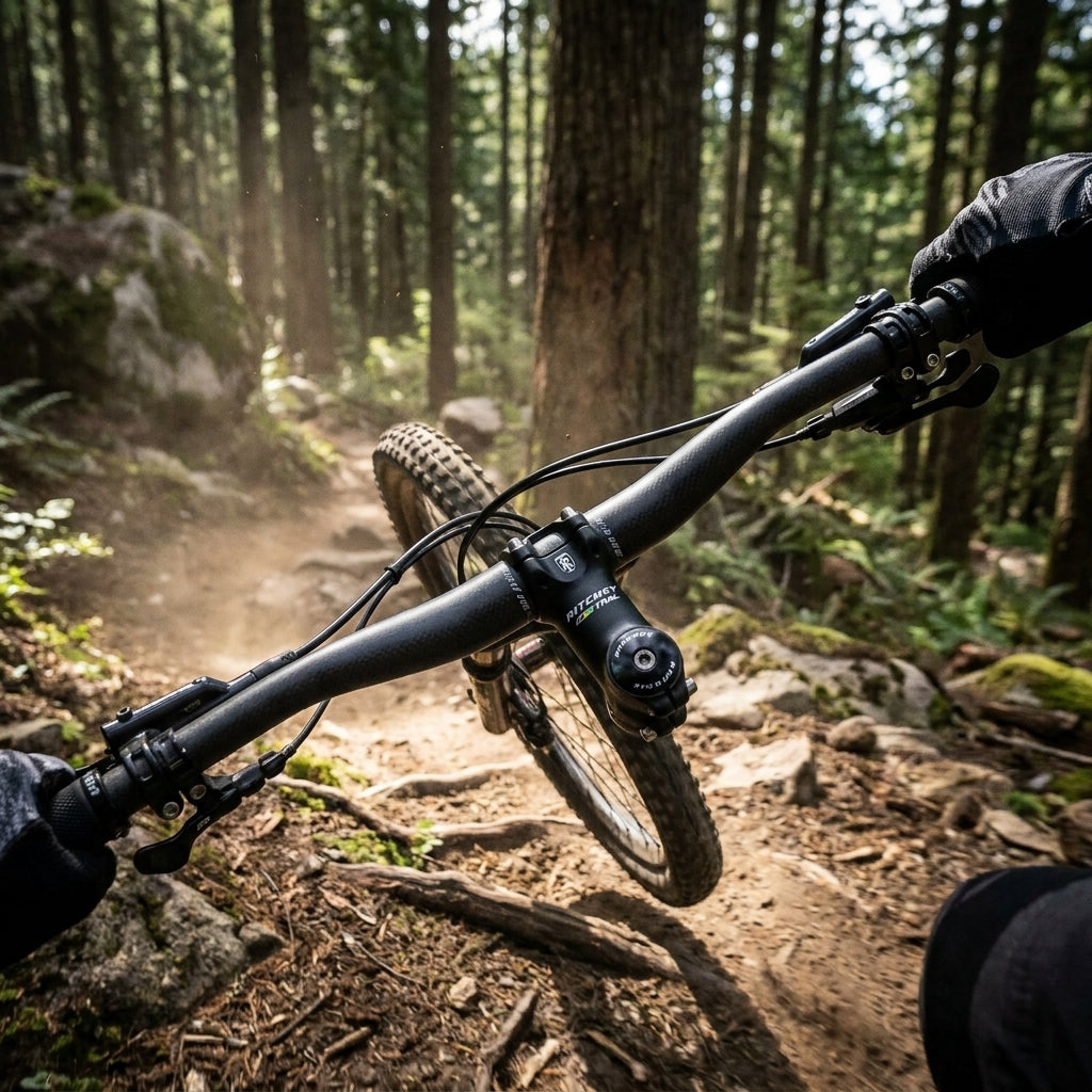 Ritchey WCS Trail Vorbau 31,8 mm, 80 mm, 0° Winkel, leichtes 2014 Aluminium, stabil für MTB & Trail, inkl. Ahead-Kappe, Blatte Black, präzise Lenkung & Top-Performance