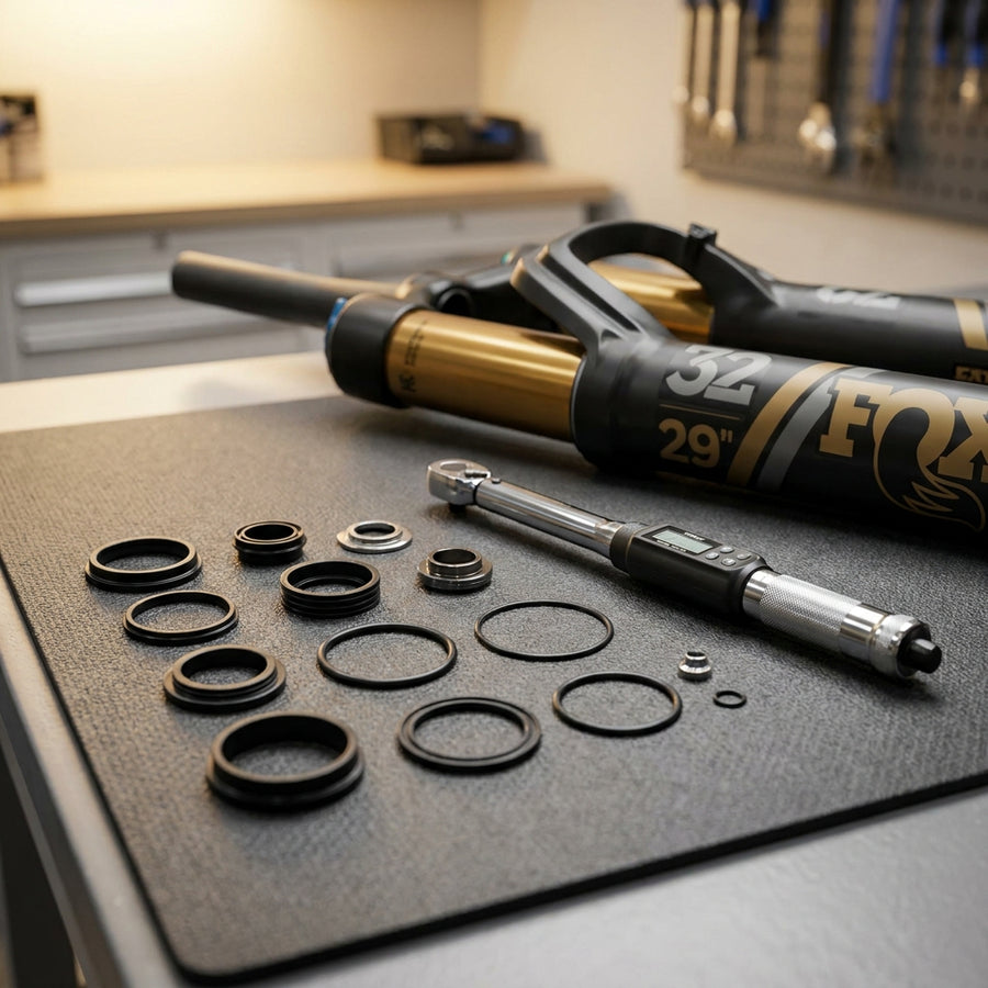 FOX Service Set 2019 32 29in für präzise Federgabel Wartung. Originalteile für FOX 32 Kashima Gabeln, Top-Performance.