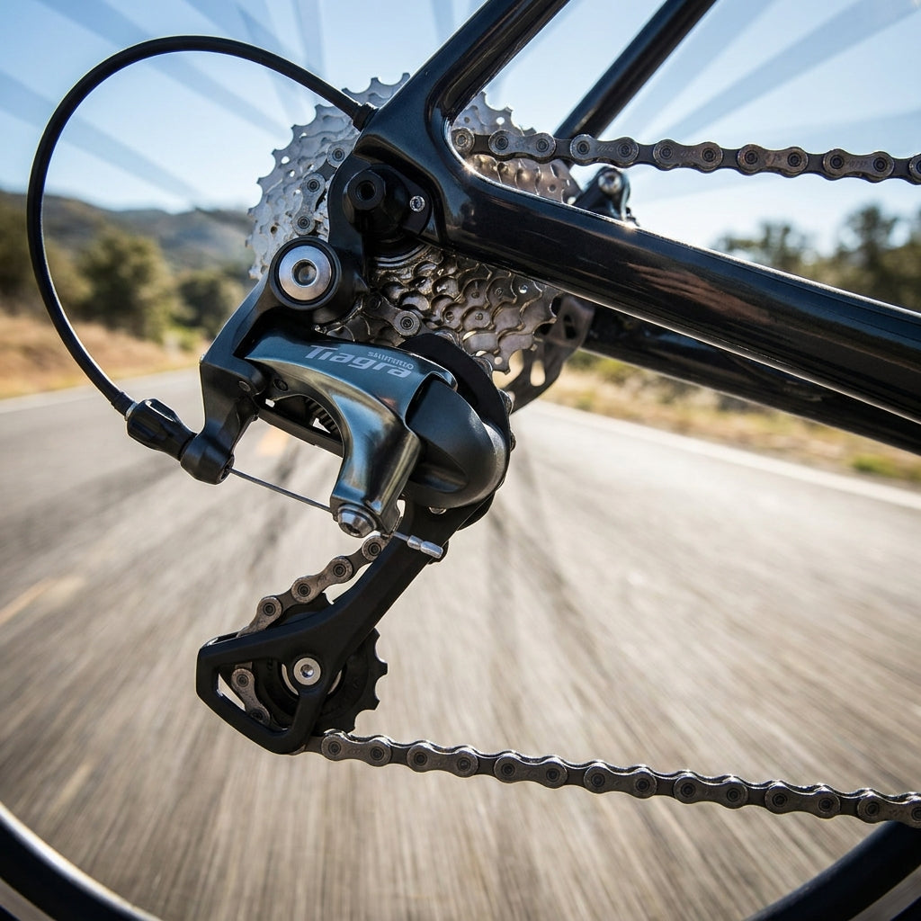 SHIMANO TIAGRA RD-4700 10-fach Rennrad-Schaltwerk. Präzise und zuverlässige Gangwechsel für sportliche Performance.