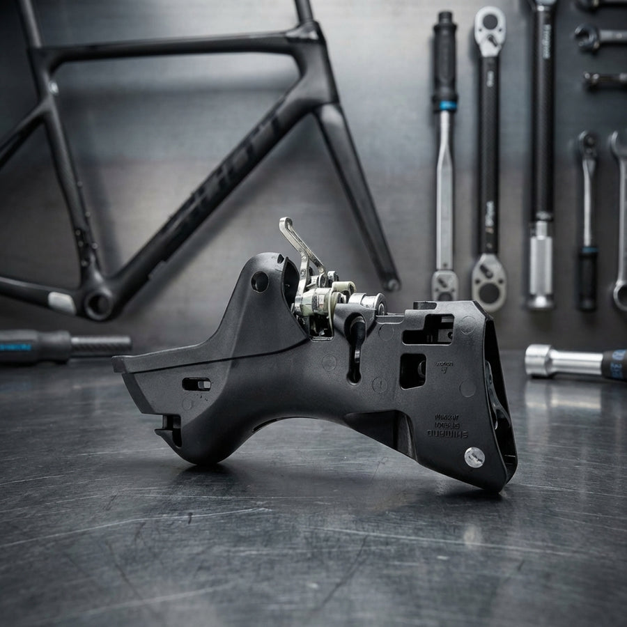 Shimano ST-9001 Hebelhalterung Rechts Ersatzteil für Rennrad Schalt-Bremshebel 86g Originalteil von fahrrad-teile-shop.