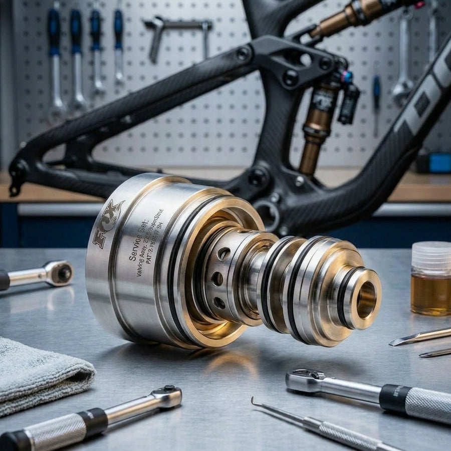 FOX Service Set: Valving Assy, 2020 SuperStrut SH für präzises Mountainbike Federungs Tuning und Service.