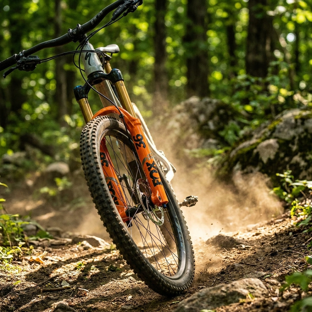 FOX 36 SL Factory Federgabel 29 Zoll, shiny orange/Kashima. High-Performance Mountainbike Gabel für Trail und All-Mountain.