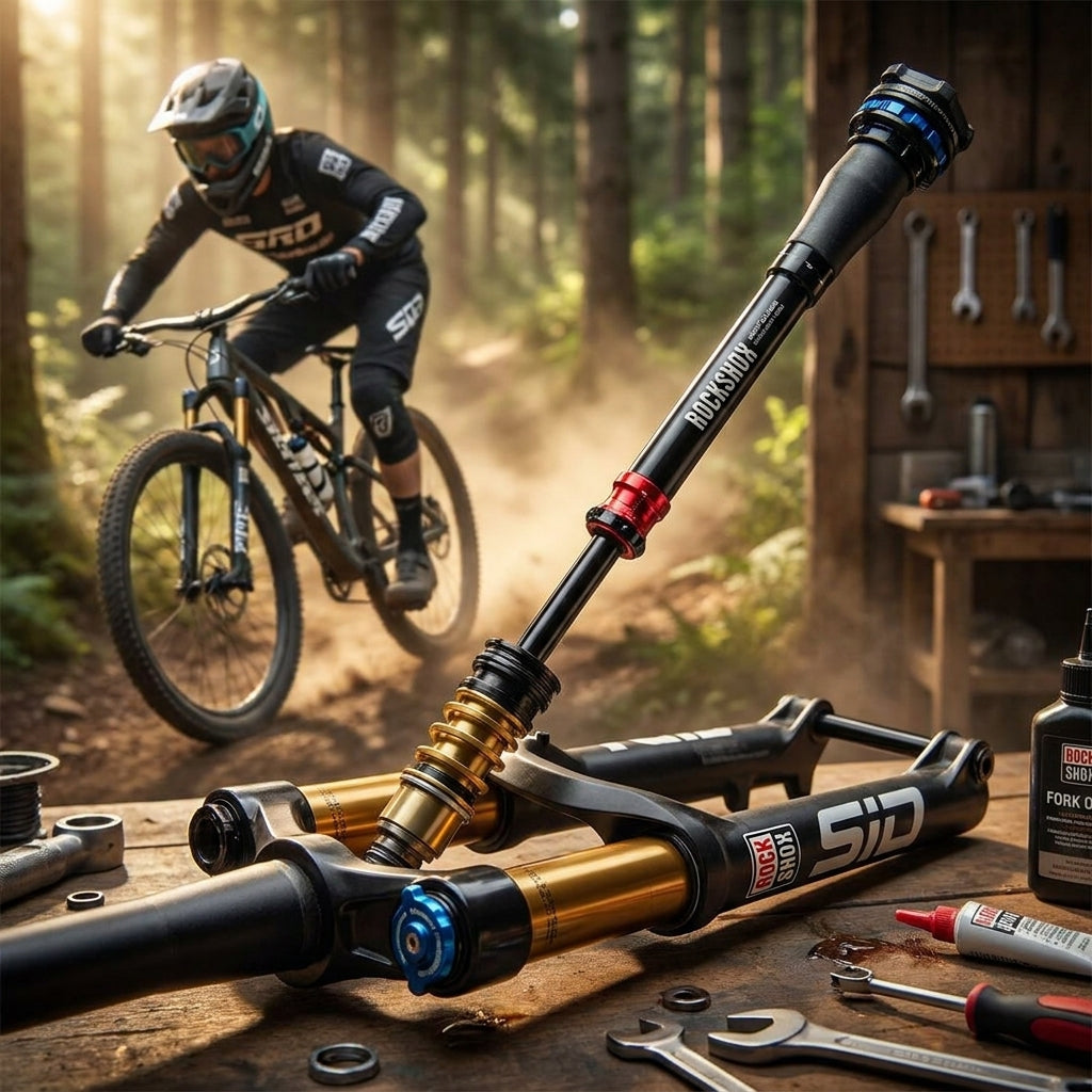 Rockshox Federgabel Upgrade Kit Charger RACE DAY2 für SID 35mm. Verbessert MTB-Performance, präzise Kontrolle und Dämpfung.