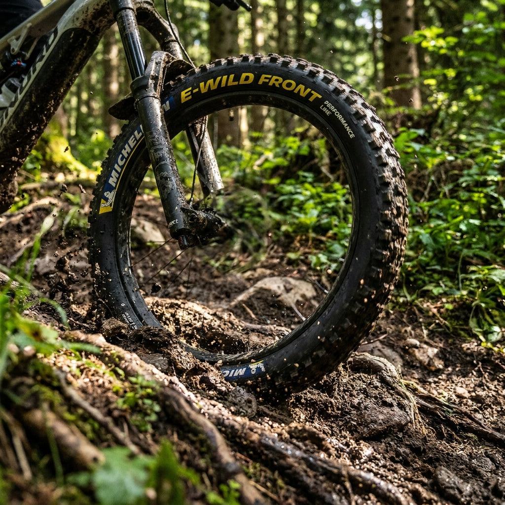 Michelin E-Wild Front Performance Line 65 Faltreifen - E-MTB Reifen mit maximalem Grip