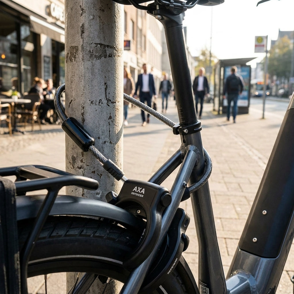 AXA Einsteckkabel 80cm für Defender Solid Plus Victory Fahrradschloss. Robuster Diebstahlschutz für dein Fahrrad.
