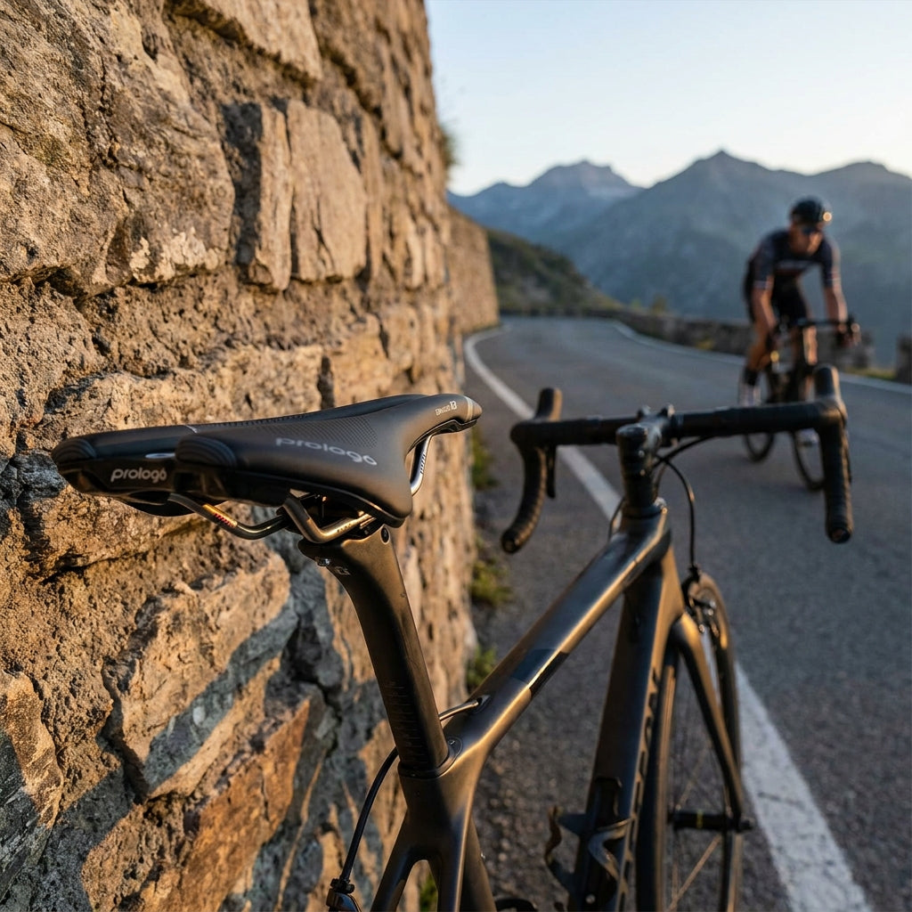 Prologo Dimension R2 Rennradsattel 153mm Schwarz-Anthrazit. Ultraleicht, ergonomisch für Gravelbike, MTB und lange Strecken.
