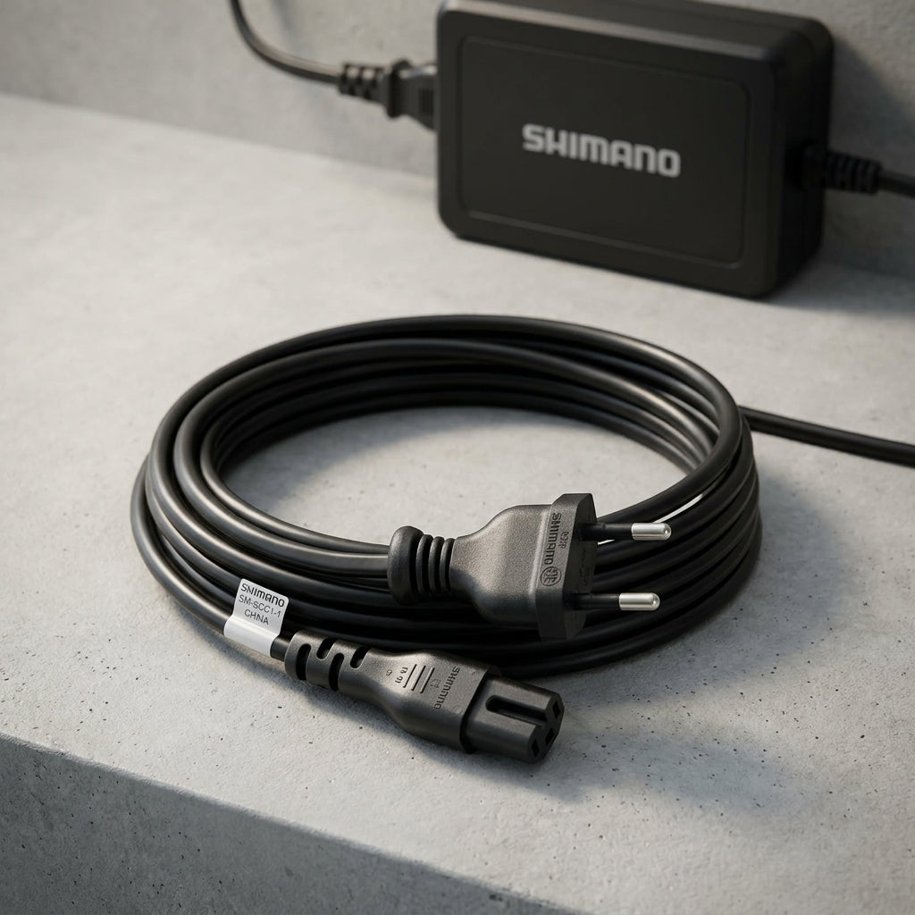 SHIMANO Stromkabel für Ladegerät EC-E6002, EC-EN814, SM-BCR1 - zuverlässige Energieversorgung