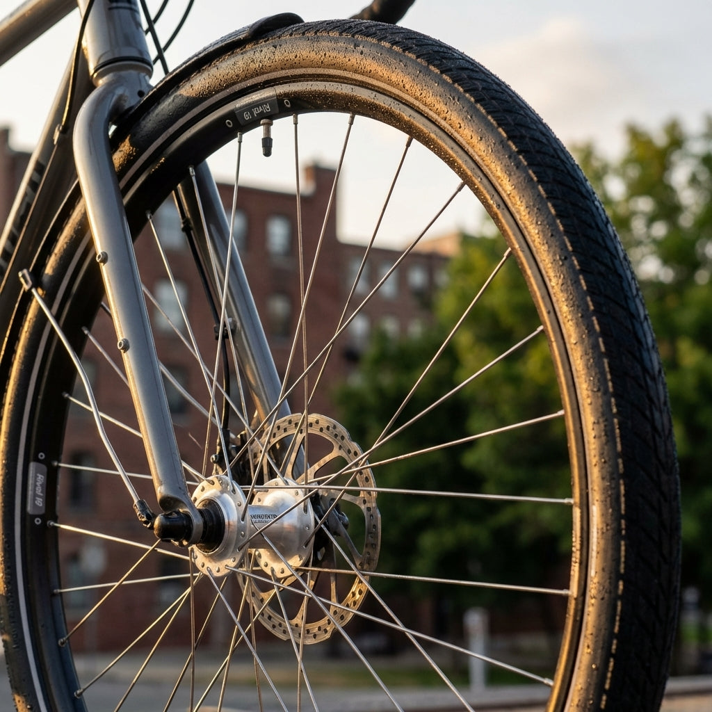29 Zoll Vorderrad Ryde Rival 19 Disc mit Shimano Deore Nabe, Schnellspanner und Nirosta-Speichen.