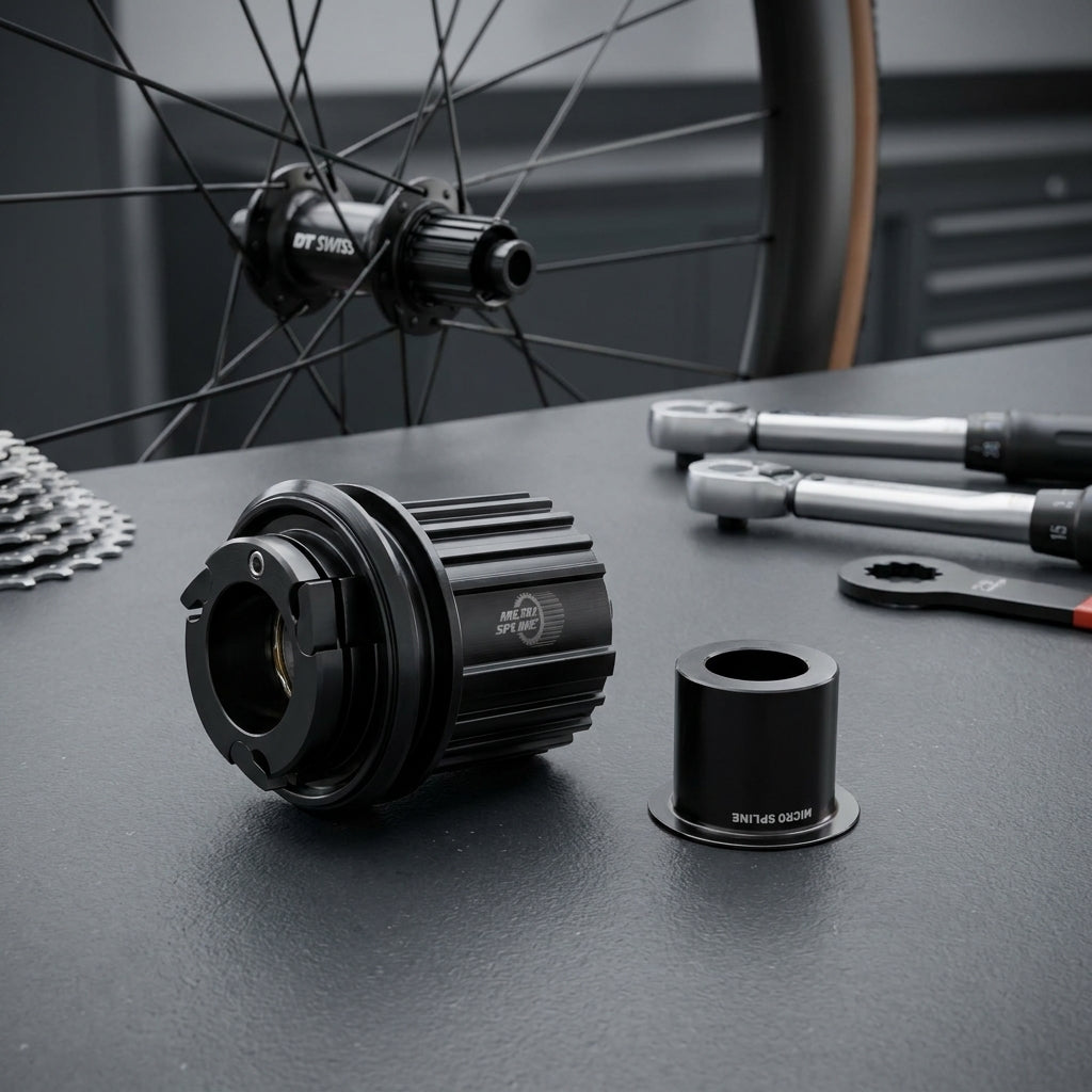 DT Swiss Freilauf Umrüstkit Shimano Micro Spline 12x142/148mm. Hochwertiges Upgrade für Naben und Laufräder. Präzise Schaltperformance.