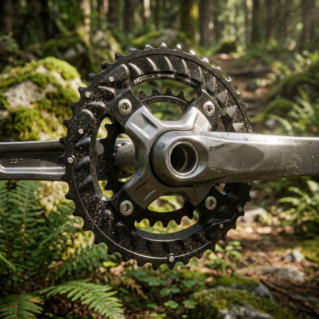 SHIMANO Kettenblatt DEORE FC-M6000-3 40 Zähne - präziser Antrieb für 3-fach Kurbeln