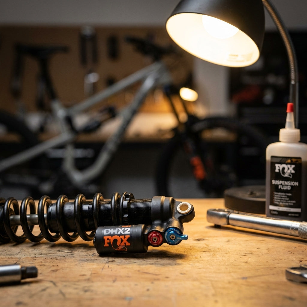 FOX DHX2 Dämpfergehäuse 9.50 x 3.00 Black Ano Type III - präziser Ersatz für maximale Performance