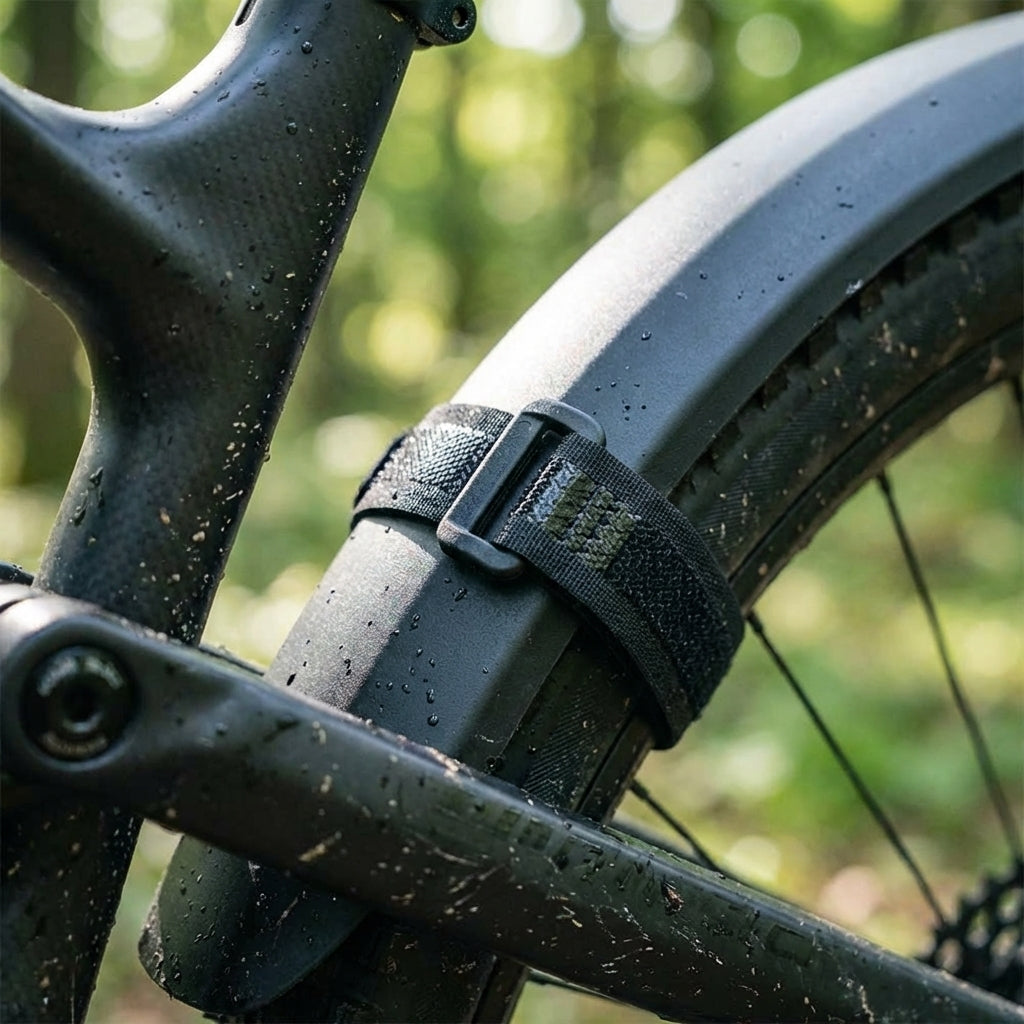SKS Klettband Set befestigt gummiertes Schutzblech sicher am Fahrradrahmen; passend für VeloFlexx, Mudrocker, Speedrocker.