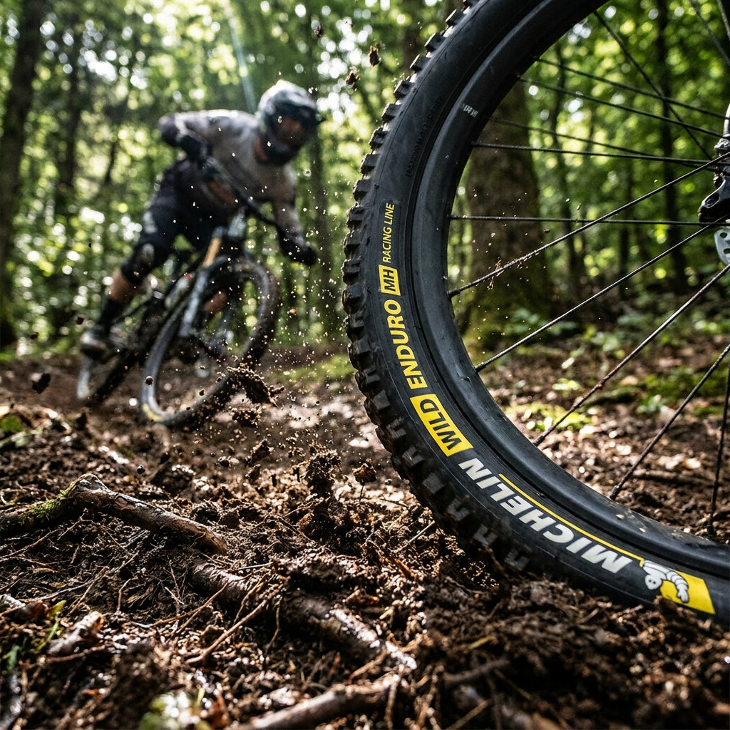 Michelin Wild Enduro MH Racing Line 28x2,5 Zoll (63-622) Schwarz - maximaler Grip für harte Trails